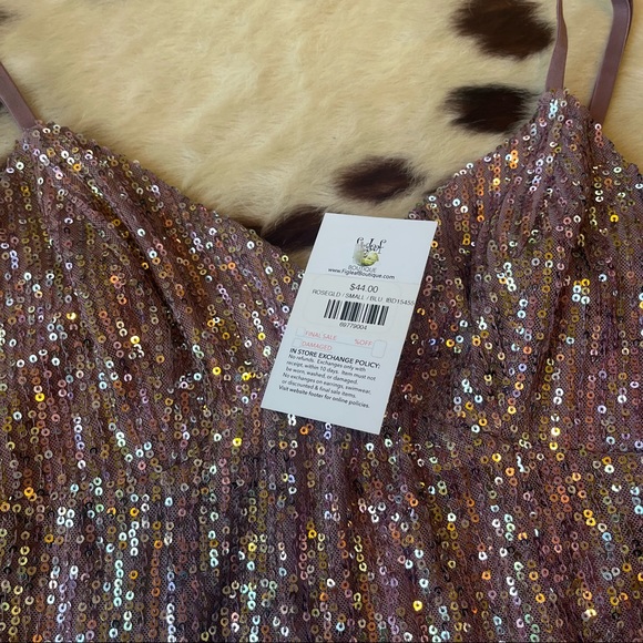 rose gold lavender slip dress - Picture 3 of 4